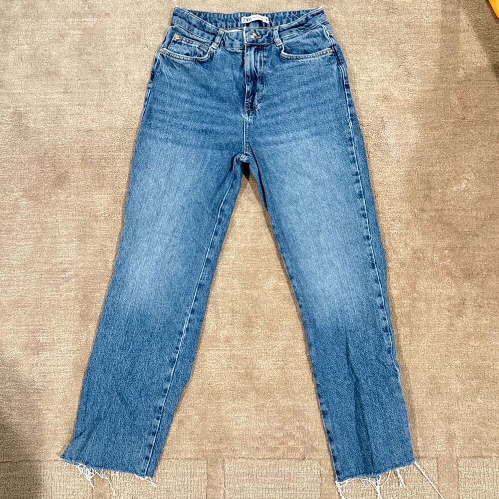 Zara Straight Leg Denim Jeans